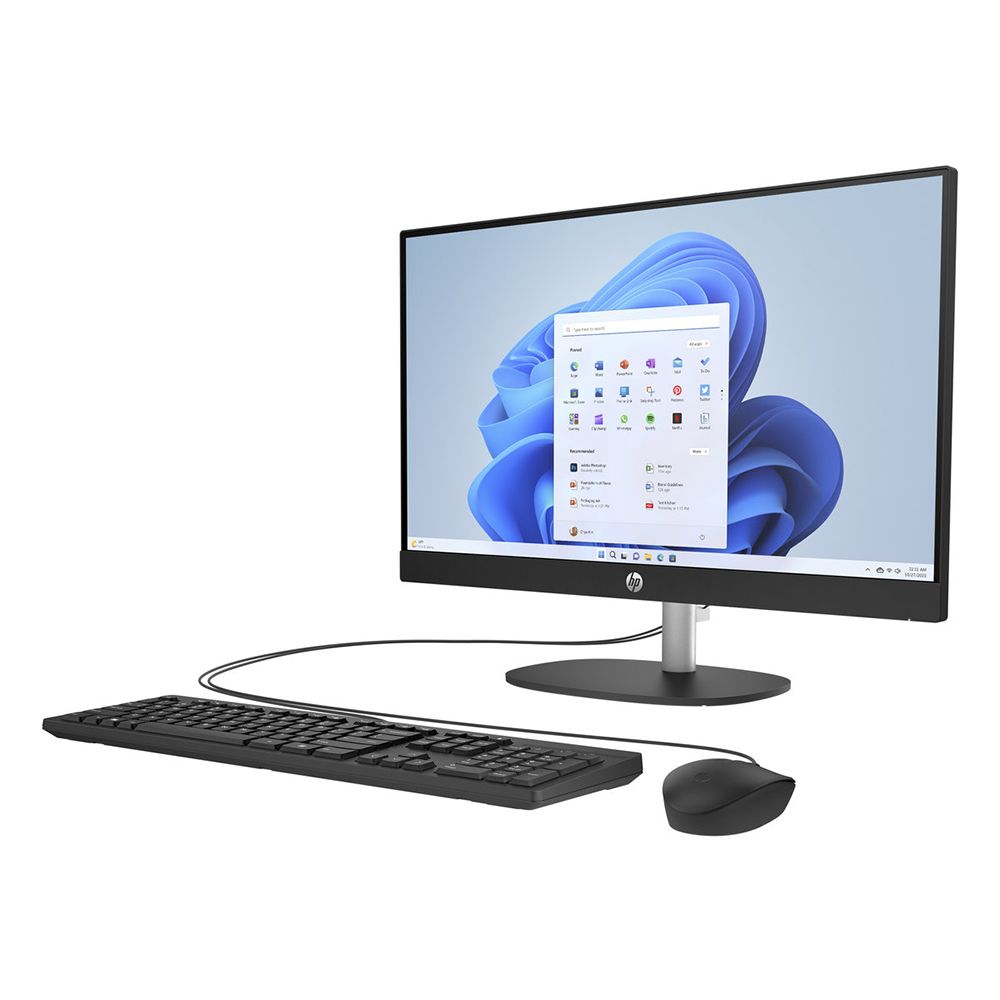 HP 24-cr1091nh All-in-One; Core Ultra 5 125U 1.3GHz/8GB RAM/512GB SSD PCIe;WiFi/BT/webcam/Intel Graphics/23.8" FHD (1920x1080)/Win 11 64-bit/Basic Stand