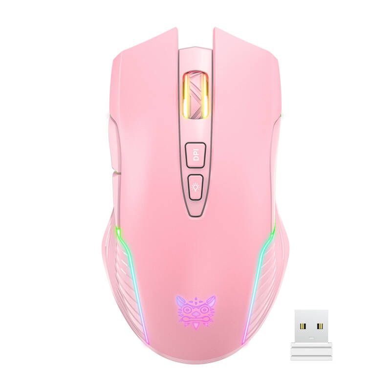ONIKUMA CW905 rózsaszín 2.4G vezeték nélküli játék egér ONIKUMA CW905 rózsaszín 2.4G vezeték nélküli játék egér