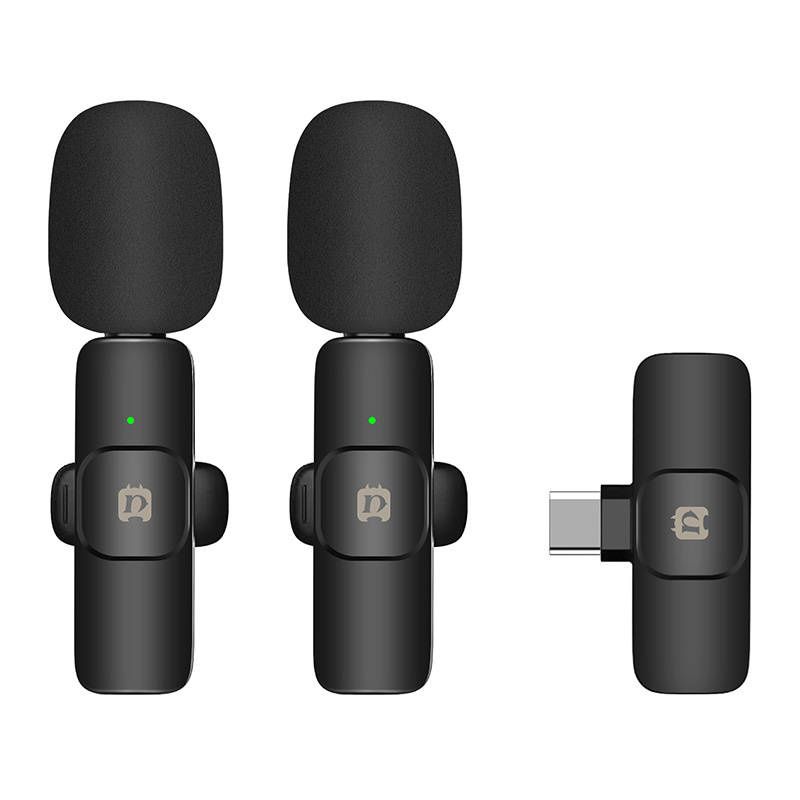 Puluz PU3151B C típusú vezeték nélküli Lavalier mikrofon