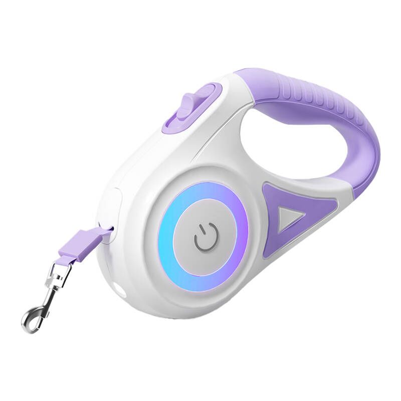 Rojeco kutya automata póráz LED 5 m (lila) Rojeco kutya automata póráz LED 5 m (lila)