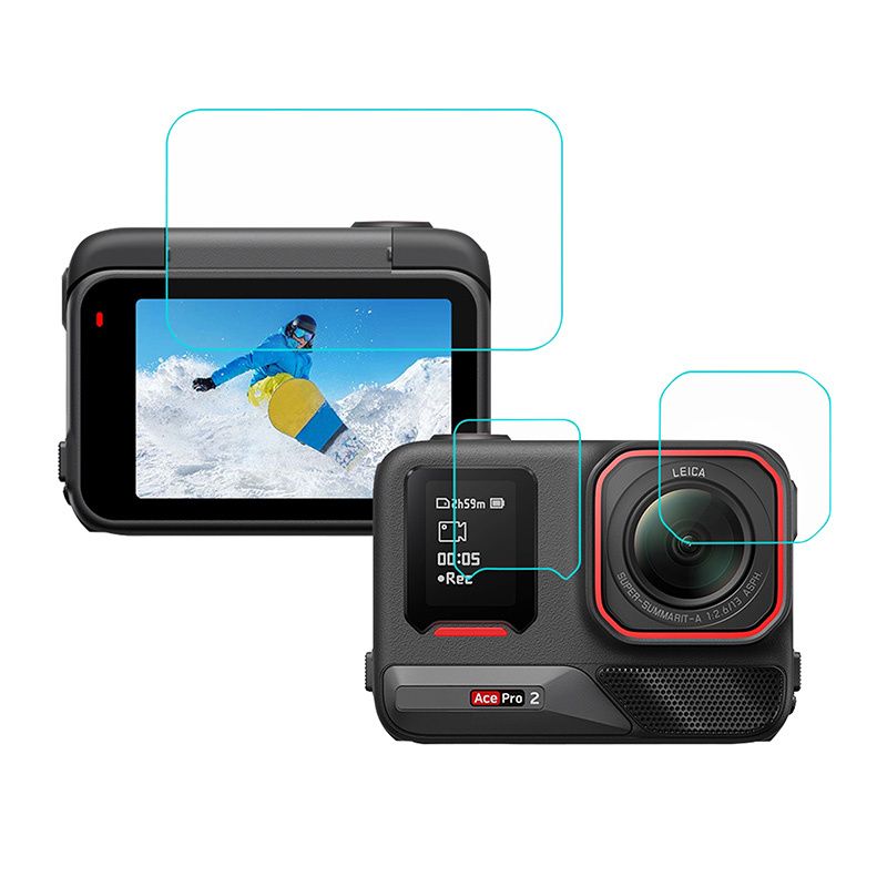 Puluz 3 az 1-ben védőfólia az Insta 360 Ace Pro 2 készülékhez Puluz 3 az 1-ben védőfólia az Insta 360 Ace Pro 2 készülékhez