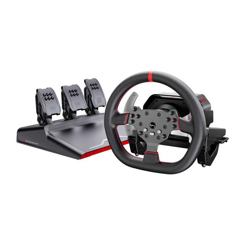 PXN-V10 Pro játékkészlet - kormánykerék + pedálok + rögzítő bilincsek (PC / PS4 / Xbox One / Xbox Series X|S)