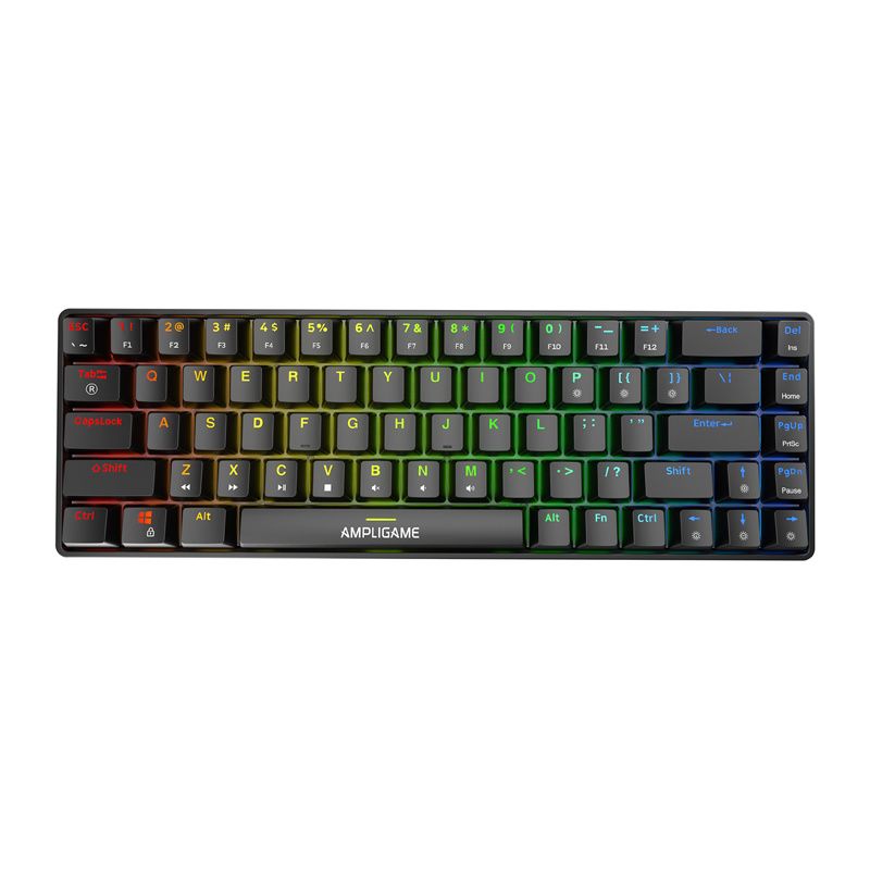 Fifine GK1 mechanikus billentyűzet ,65% RGB (fekete) Fifine GK1 mechanikus billentyűzet ,65% RGB (fekete)