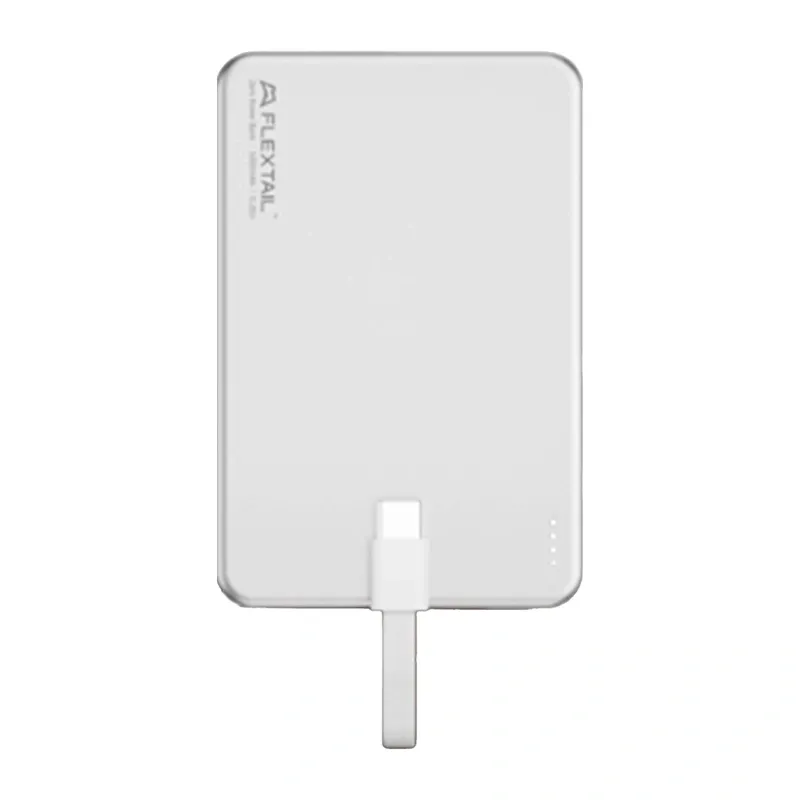 Flextail Zero Power Metal 5000 mAh-s hordozható akkumulátor (ezüst) Flextail Zero Power Metal 5000 mAh-s hordozható akkumulátor (ezüst)