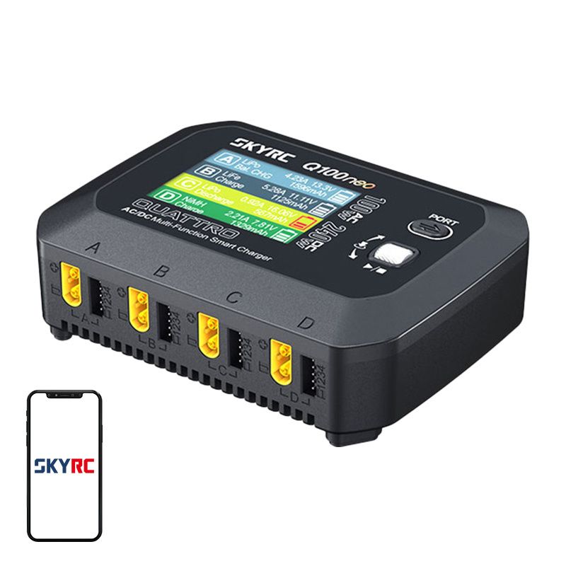SkyRC Q100neo AC/DC multifunkcionális intelligens töltő