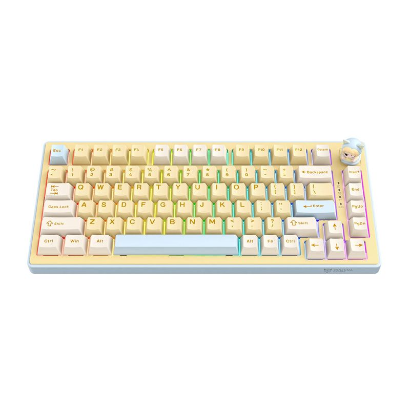 Onikuma MT707 gamer billentyűzet (sárga)