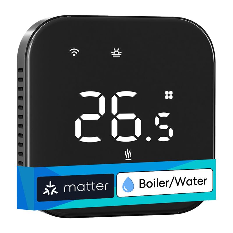 MEROSS MTS215BMA-B(EU) intelligens Wi-Fi termosztát (fekete)