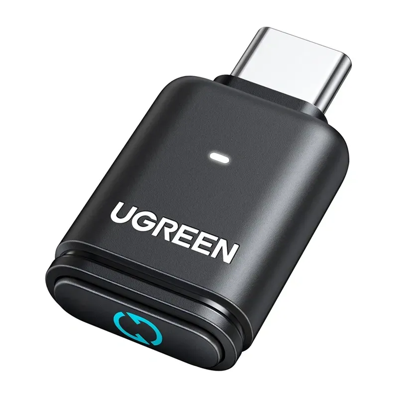 Ugreen BT501 Bluetooth 5.3 adapter, USB-C, aptX HD (fekete) Ugreen BT501 Bluetooth 5.3 adapter, USB-C, aptX HD (fekete)