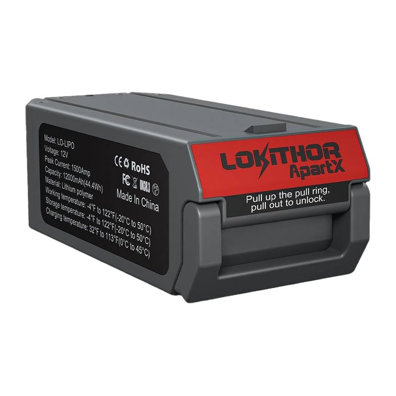 ApartX 1500 Ah-s, 44,4 Wh-s LiPo-akkumulátor