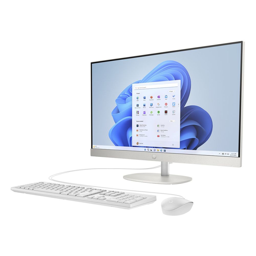 HP 27-cr0055na All-in-One; Core i5 1334U 1.3GHz/16GB RAM/512GB SSD PCIe;WiFi/BT/webcam/Intel Iris Xe/27" FHD (1920x1080)/Win 11 64-bit/Height Adjustable