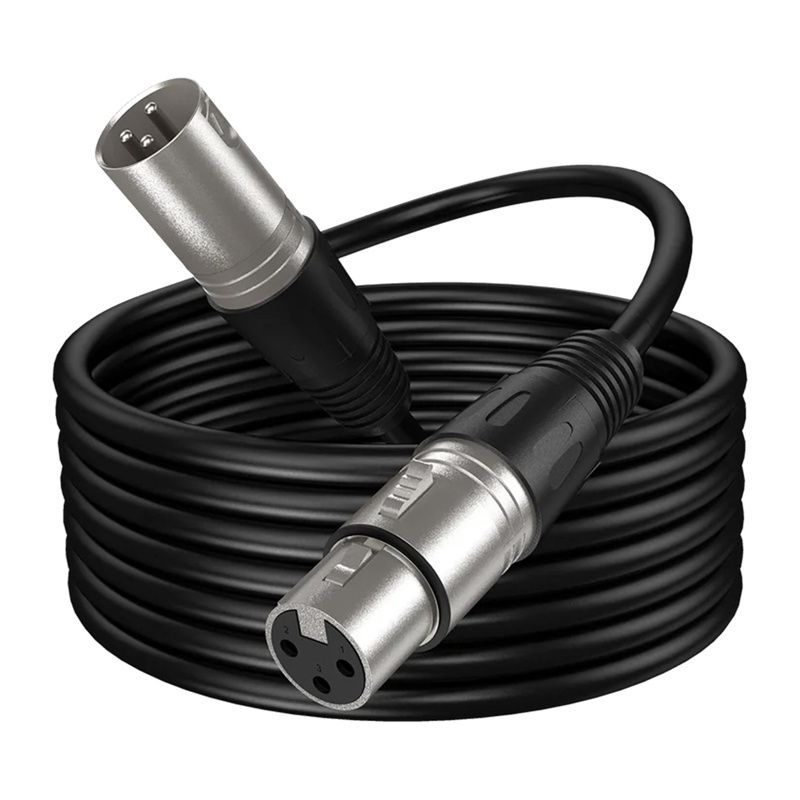 Fifine XLR L9C kábel, 180 cm (fekete)