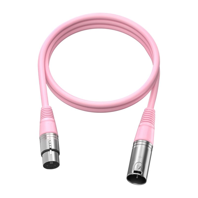Fifine XLR L9C kábel, 180 cm (rózsaszín)