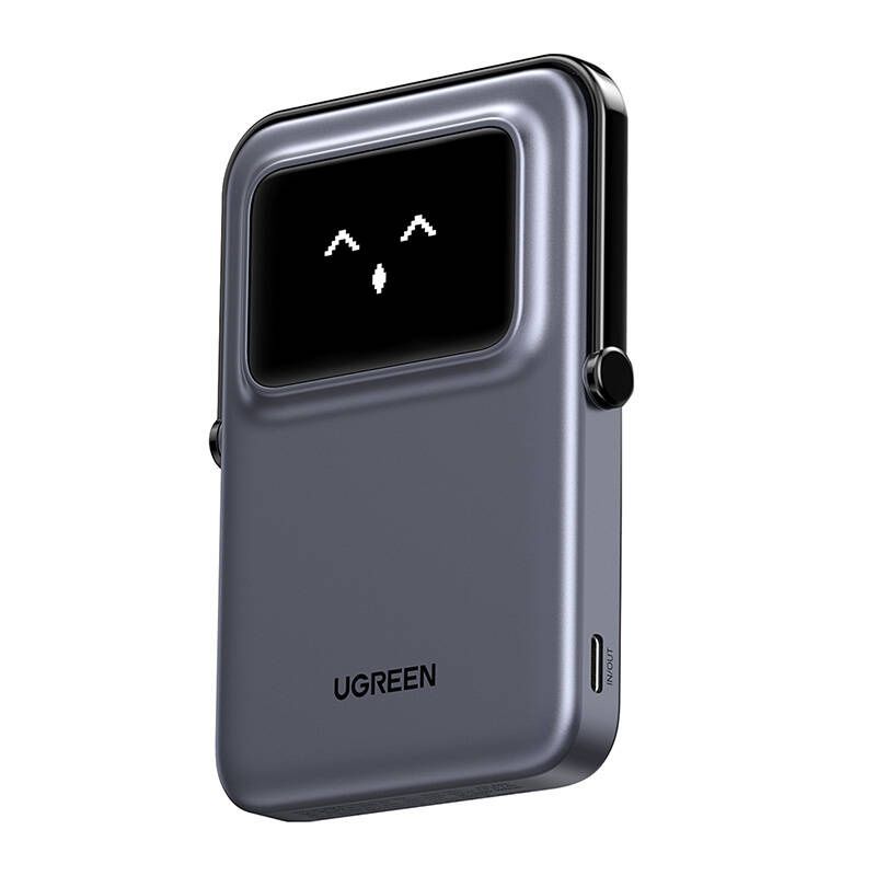 UGREEN Uno PB571 mágneses powerbank, 5000mAh, USB-C (szürke) UGREEN Uno PB571 mágneses powerbank, 5000mAh, USB-C (szürke)