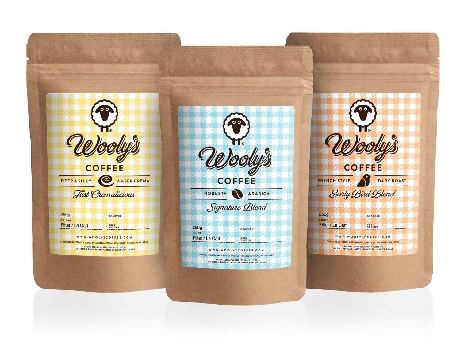Wooly's Trio Pack 3 x 250g