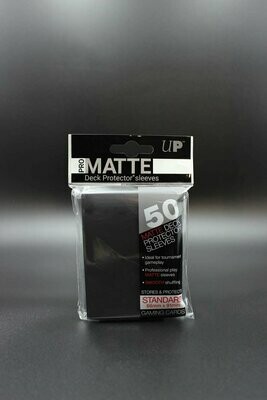 Ultra Pro Sleeves - Matte Black - 50 Stück