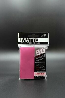 Ultra Pro Sleeves - Matte Bright Pink - 50 Stück