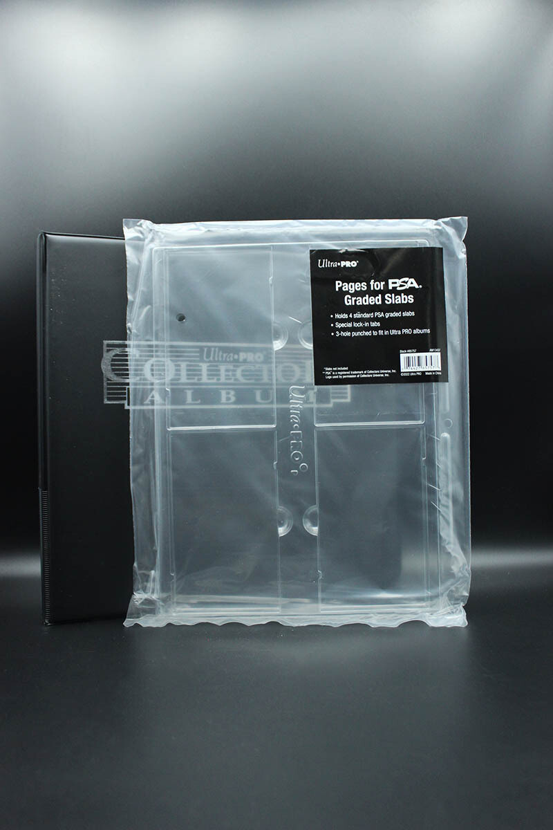 Ultra Pro - PSA/BGS/Magnetischer Kartenhalter Seite für Ringordner, Optionen:: Einlageblatt für PSA Karten