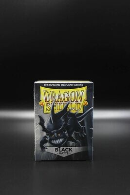 Dragon Shield - Standard Size Card Sleeves - Black Matte
