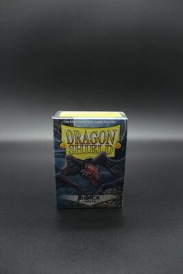 Dragon Shield - 100x Standard Size Card Sleeves - Black Matte