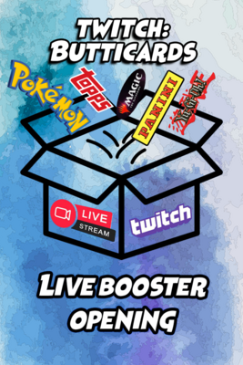INFORMATION -
🟢Live Booster Opening auf Twitch!