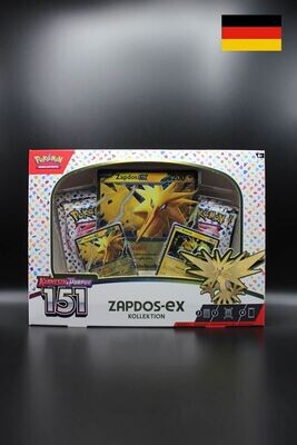 Pokemon - Zapdos Ex Kollektion - 151 - Deutsch