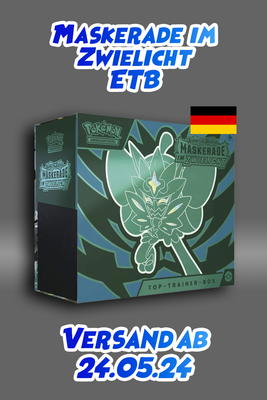 Pokemon - Maskerade im Zwielicht - Top Trainer Box TTB - Deutsch