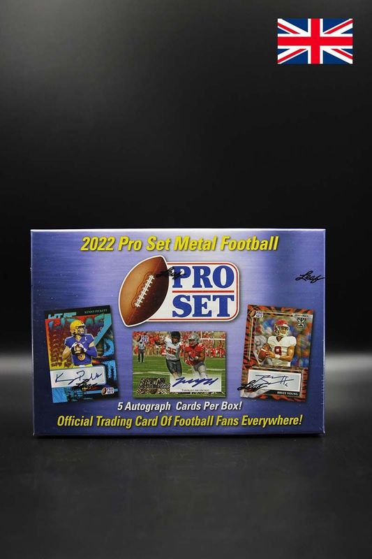 Leaf - 2022 Pro Set Metal Football - Pro Set - 5x Auto