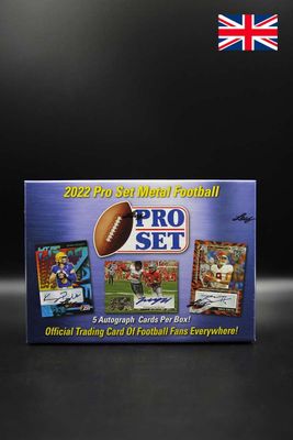 Leaf - 2022 Pro Set Metal Football - Pro Set - 5x Auto