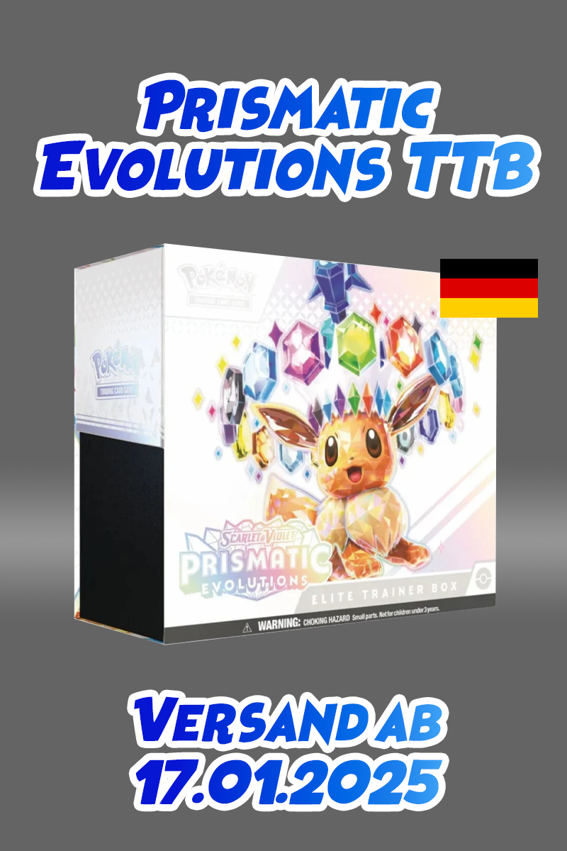 Pokemon - Prismatische Entwicklungen - Top Trainer Box - Deutsch