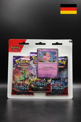 Pokemon - Gewalten der Zeit - 3er Blister - Deutsch