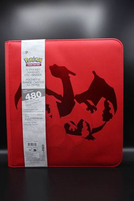 Ultra Pro - 12 Pocket Zip Binder - Glurak Ultra Pro - 12 Pocket Zip Binder - Glurak
