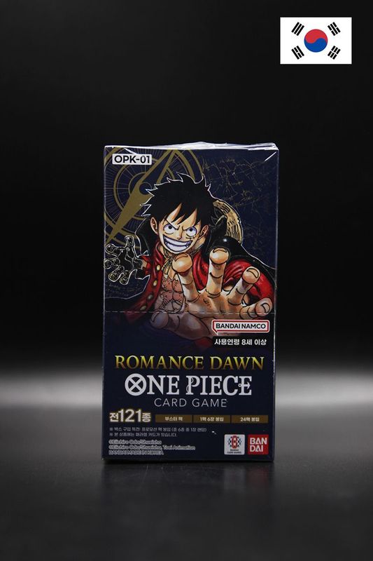 One Piece -  OP01 Romance Dawn - Display - Koreanisch
