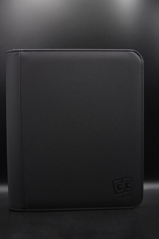 TCG Guru Toploader Album 4-Pocket Zipper Binder Xenon (Black)