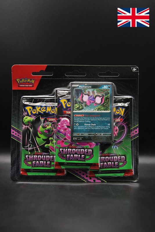 Pokemon - Shrouded Fable - 3er Blister - Englisch Pokemon - Shrouded Fable - 3er Blister - Englisch