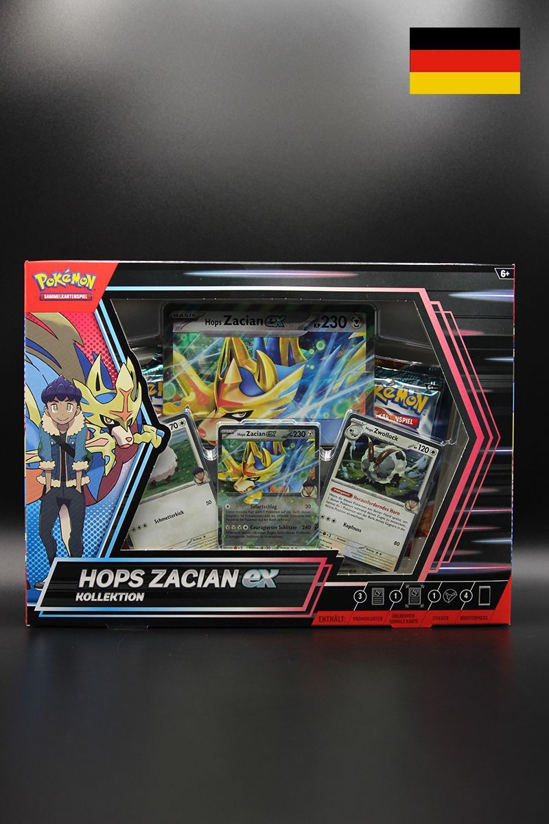 Pokemon - Hops Zacian EX Kollektion - Deutsch