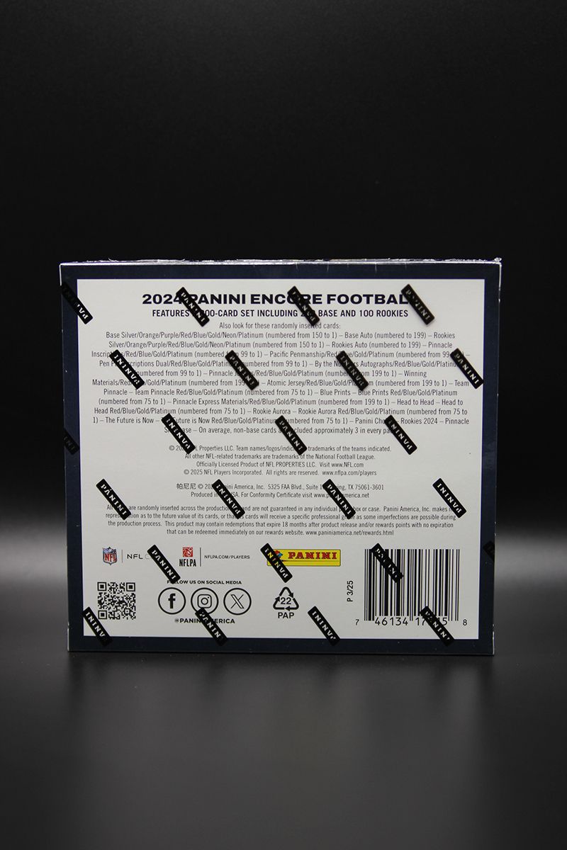 2024 NFL Panini Encore Debut Edition Football - Hobby Box