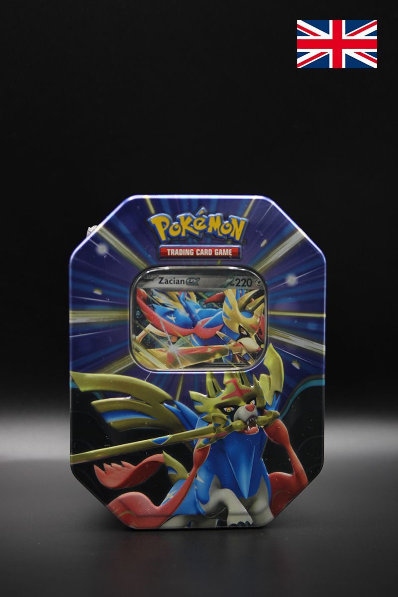 Pokemon - Tin Box EX Zacian/ Koraidon - Summer Tin - Englisch, Optionen:: Zacian EX