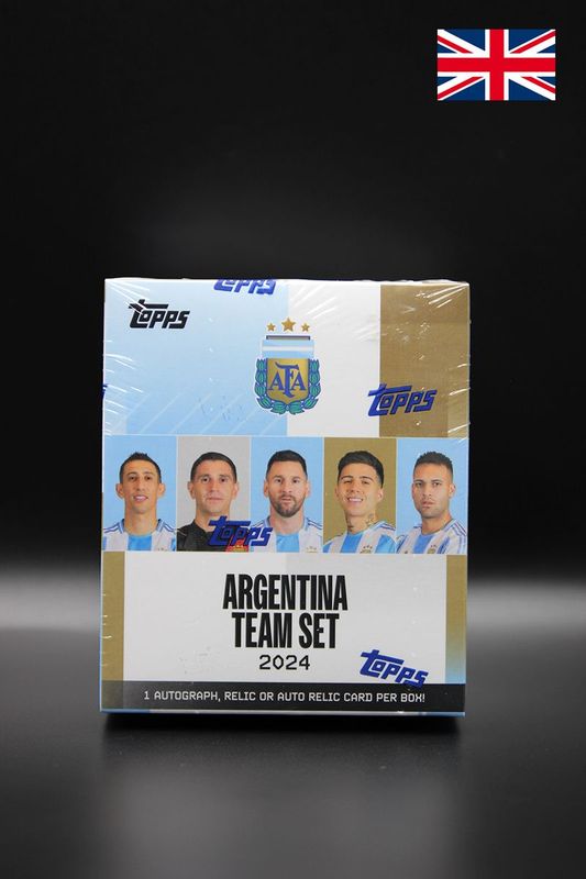 Sport - 2024 Topps Argentina Soccer Team Set - 1 Autograph, Relic, or Auto Relic per Box