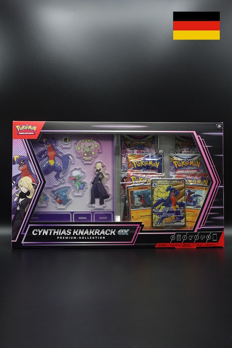 Pokemon - Cynthias Knakrack ex Premium Kollektion - Deutsch
