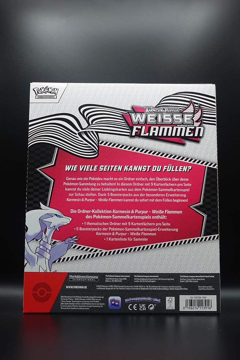 Pokemon - Weisse Flammen - Ordner Kollektion - Deutsch