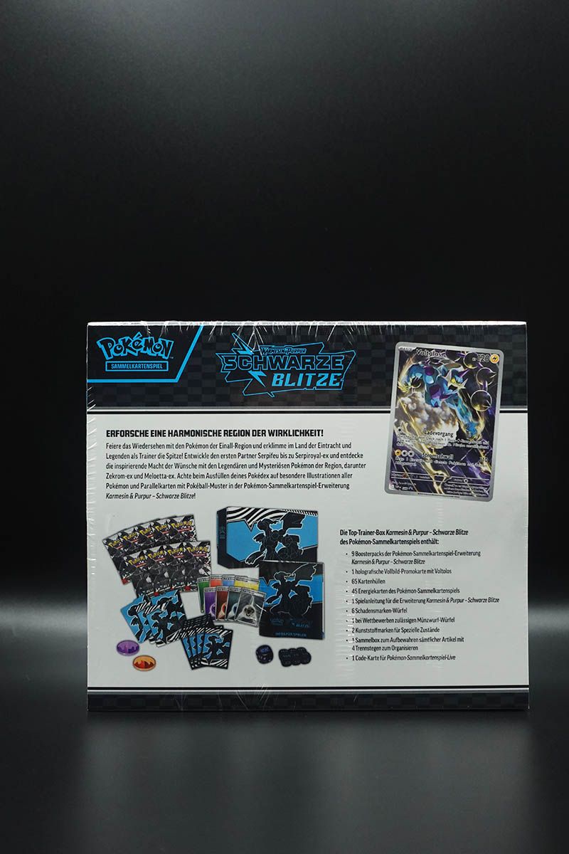 Pokemon - Schwarze Blitze - Top Trainer Box - Deutsch