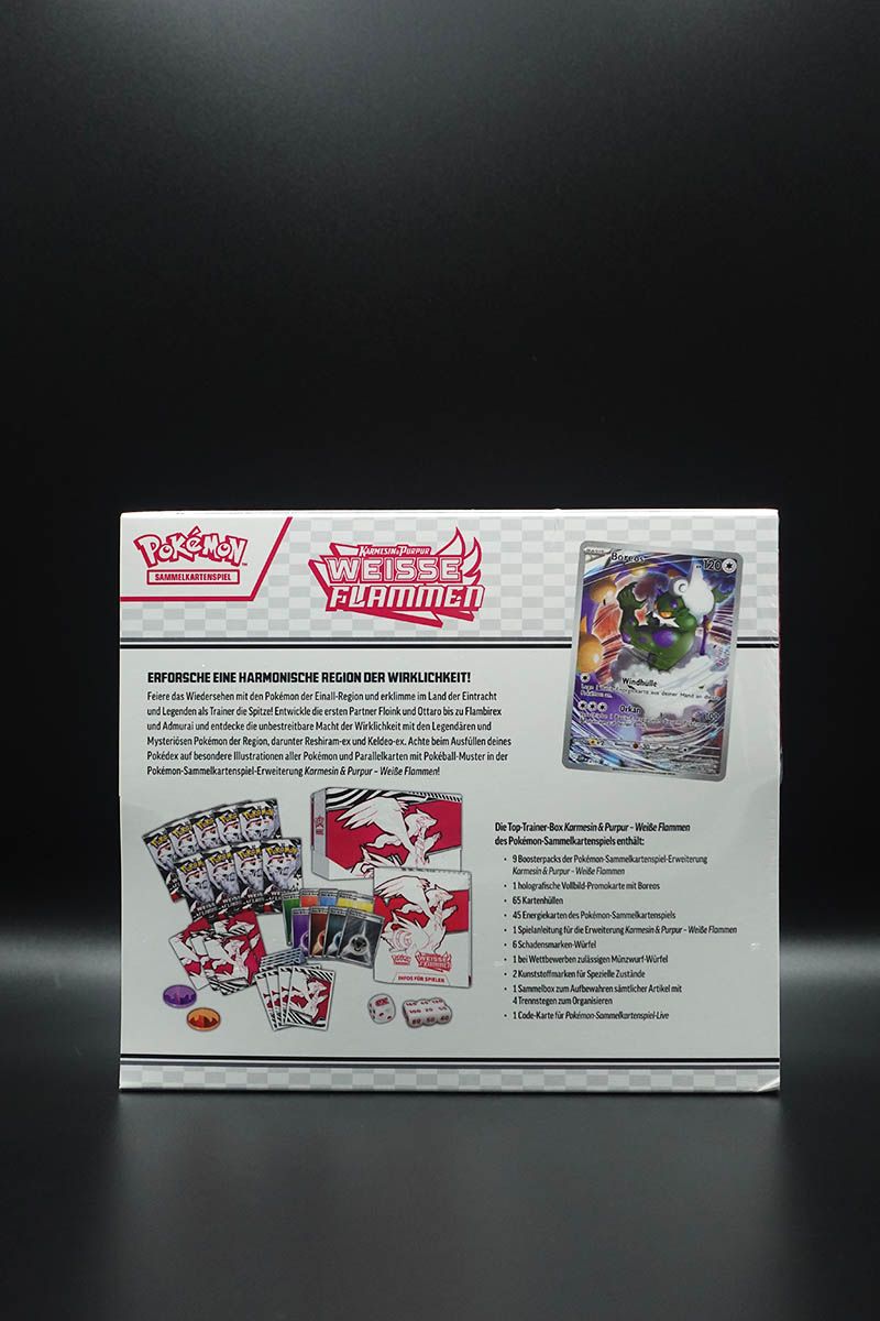 Pokemon - Weisse Flammen - Top Trainer Box - Deutsch