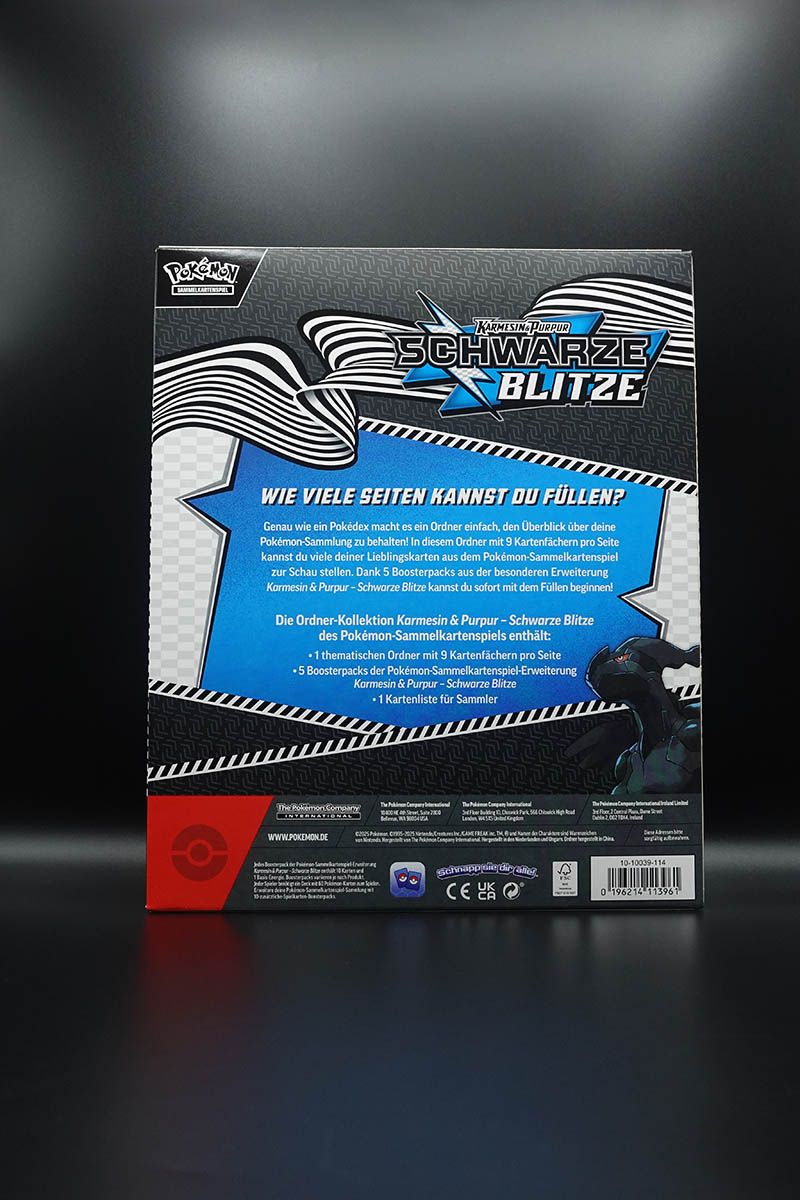 Pokemon - Schwarze Blitze - Ordner Kollektion - Deutsch