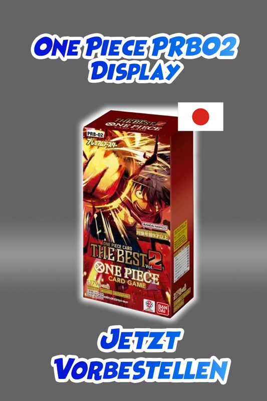 One Piece - PRB02 - The Best Premium Booster - Display -  Japanisch