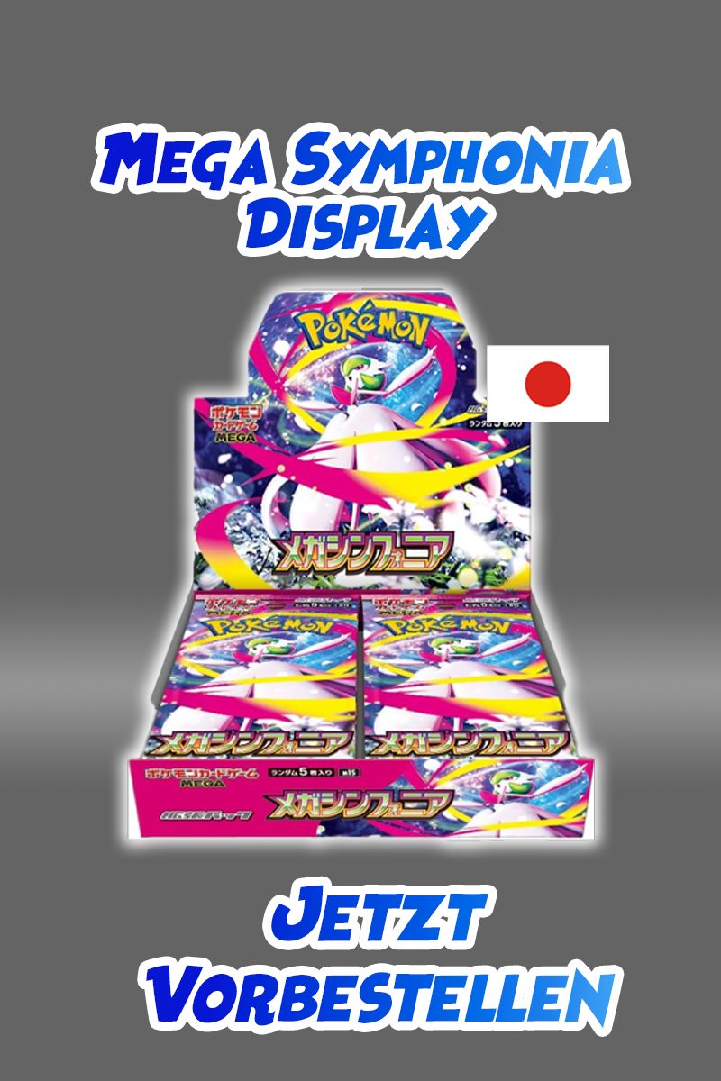Pokemon - Mega Symphonia Booster Display - Japanisch