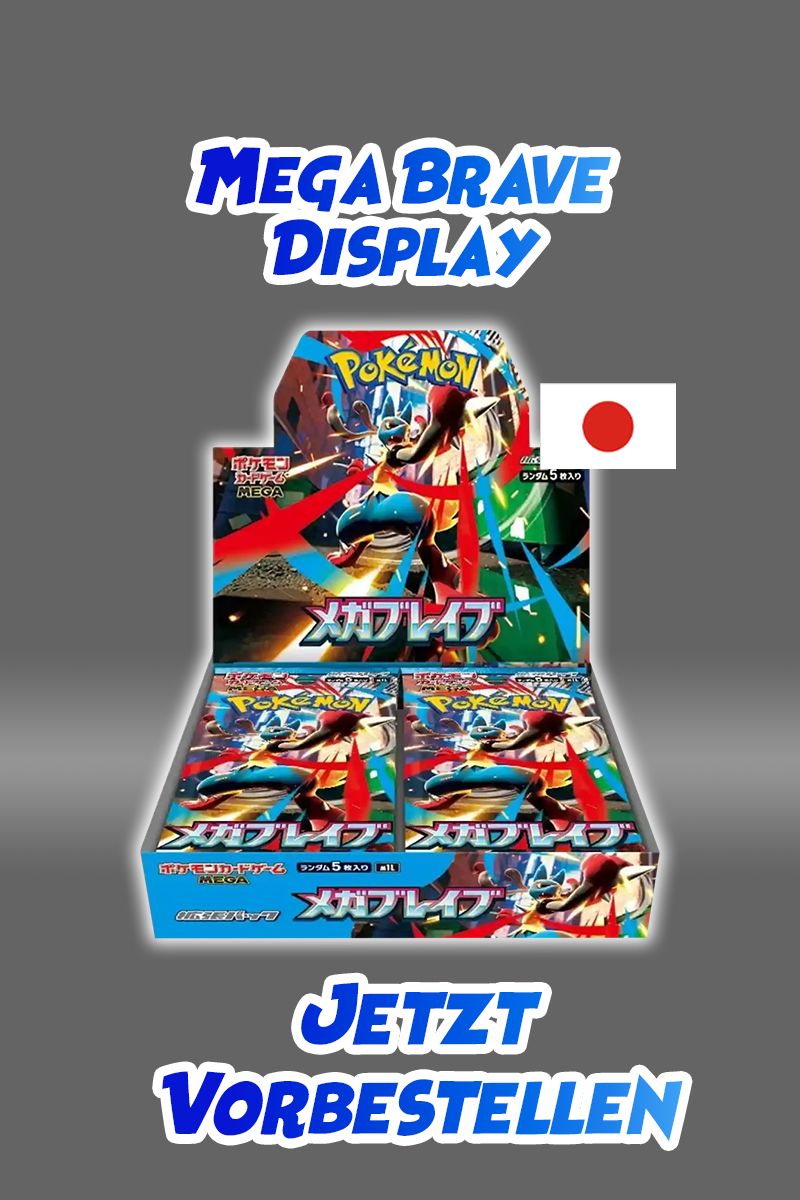 Pokemon - Mega Brave Booster Display - Japanisch