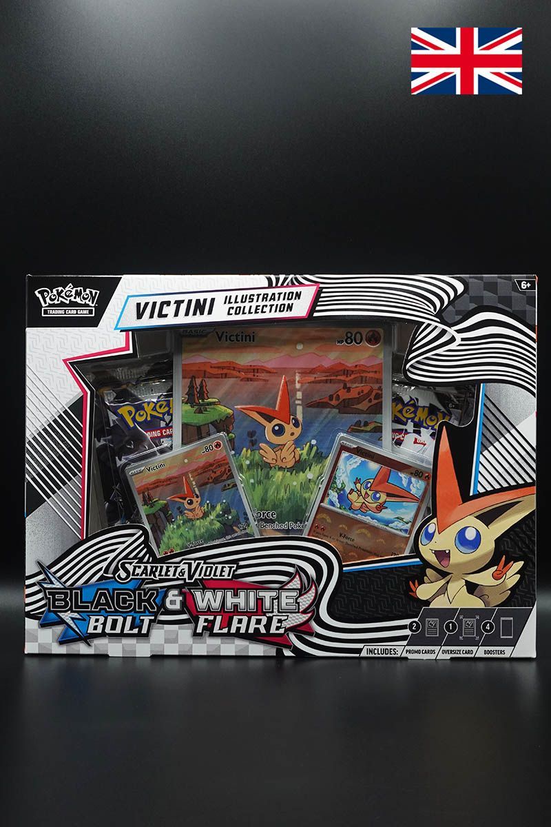 Pokemon - Black Bolt & White Flare - Victini Illustration Collection - Englisch