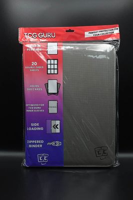 TCG Guru 9 Pocket Binder - Grau