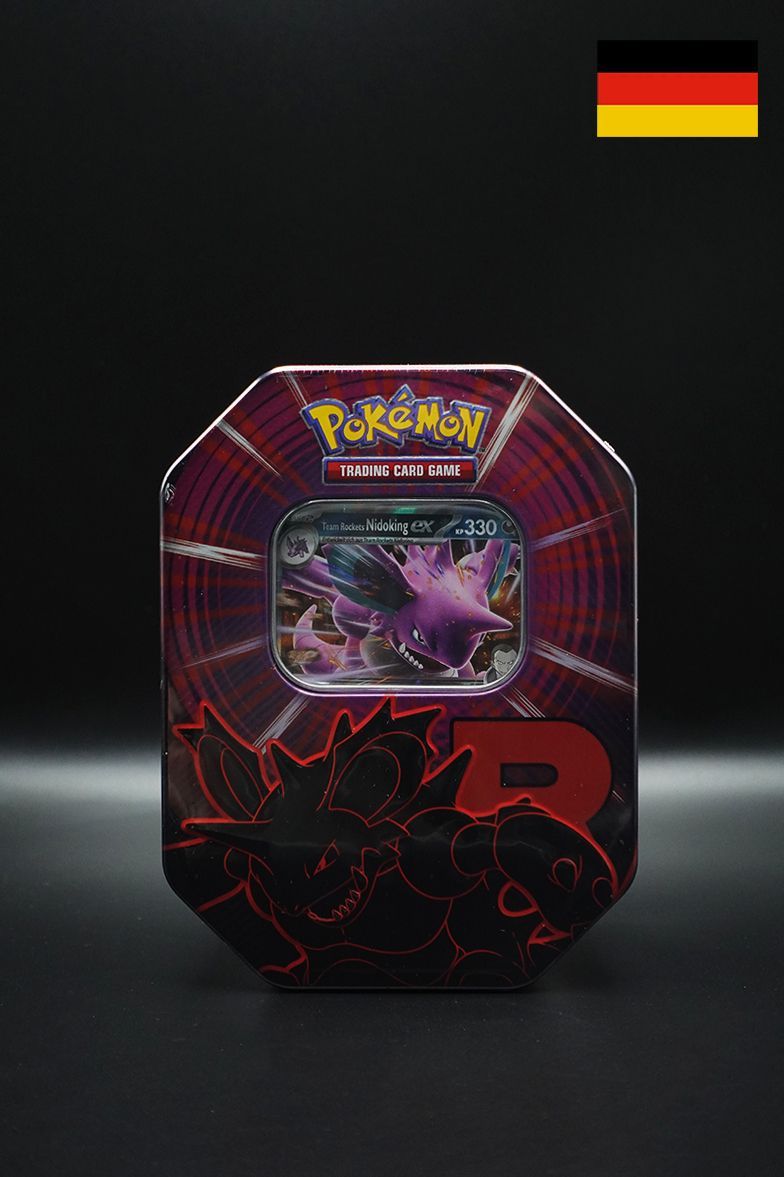 Pokemon - Team Rockets - Tin Box - Deutsch, Optionen:: Nidoking ex Tin