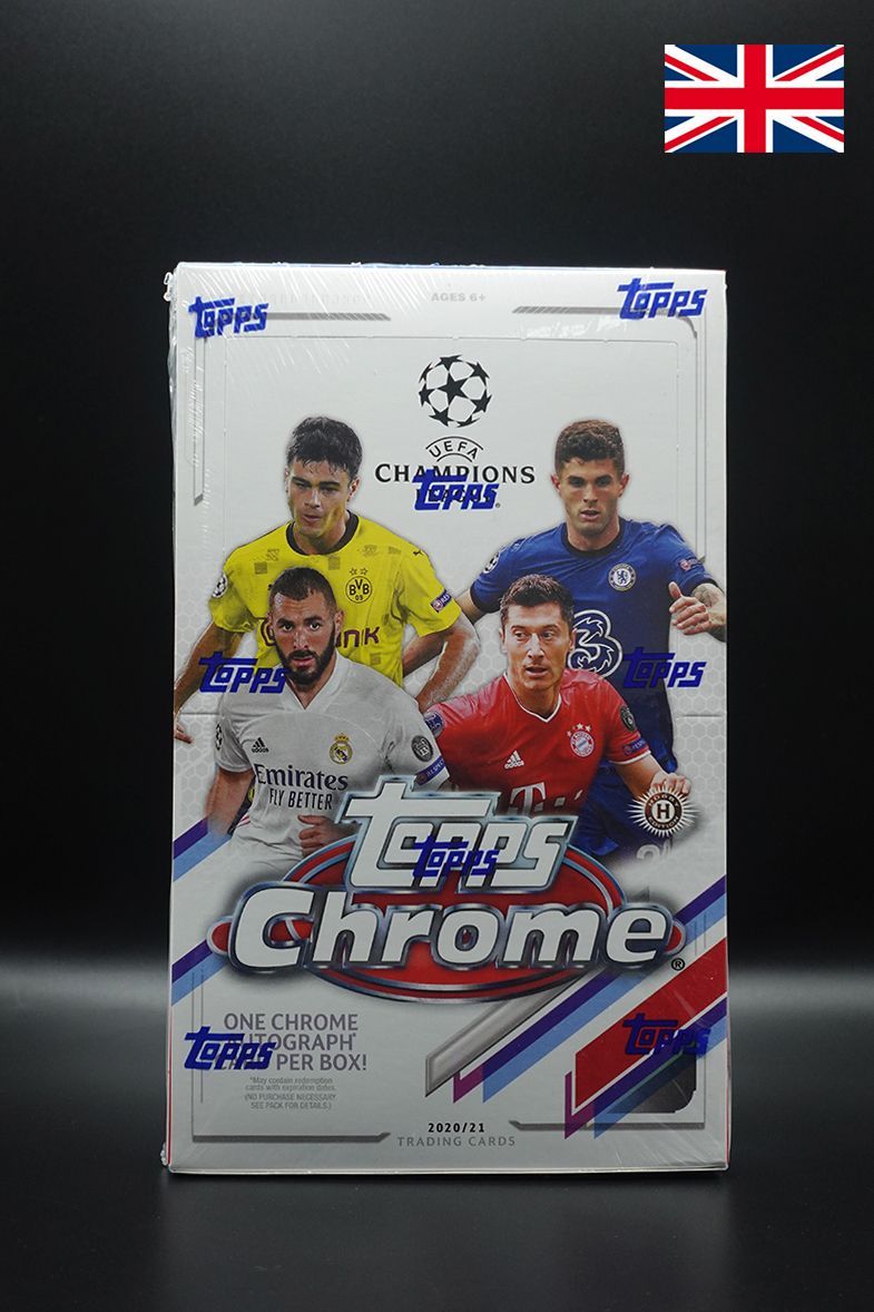 2020/21 - Topps Chrome Champions League - Hobby Box - 1x Auto